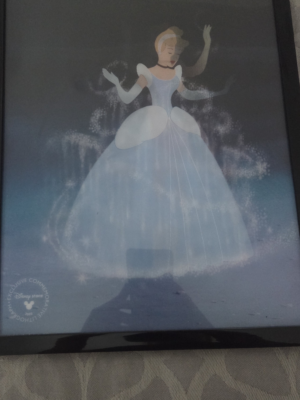 Disney Commemorative Lenticular Lithograph feat. Cinderella